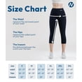 thumbnail image 6 of Nirlon 3/4 Capri Leggings For Women - High Waisted Women's Leggings Activewear, 6 of 6