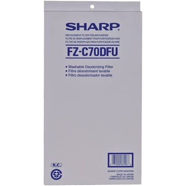 Filtre Désodérisant Sharp FZC70DFU, Compatible avec Purificateur KCC70U
