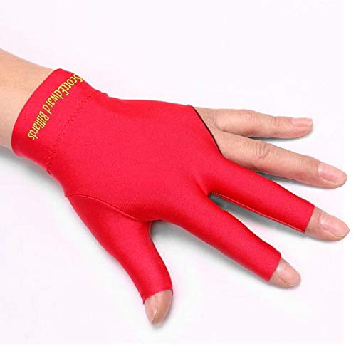 10pcs/Set 3 Finger Billiard Gloves Pool Cue Gloves