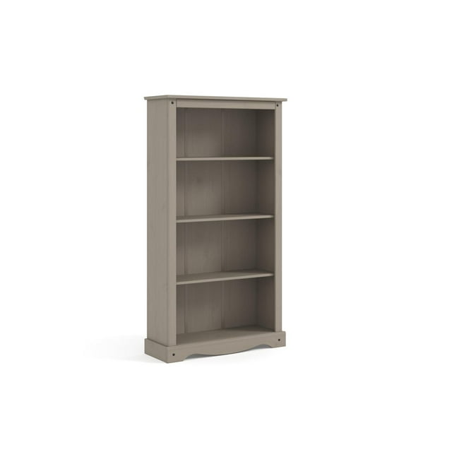 Grey Solid Wood Bookcase by Gateway Creations Inc.