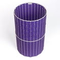 thumbnail image 6 of happimess Cecil Modern 4.13-Gallon Faux Wicker Cylinder Waste Basket, Purple/White, HPM1100E, 6 of 8