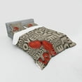 thumbnail image 3 of Ambesonne Love Bedding Set 3 Pcs, Valentines Romance Art, Twin, Grey Red White, 3 of 3