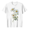 thumbnail image 5 of Sgkm T Shirts for Women Graphic Tees Sunflower Shirts Vintage Tops Oversized Tshirts for Women L, 5 of 6