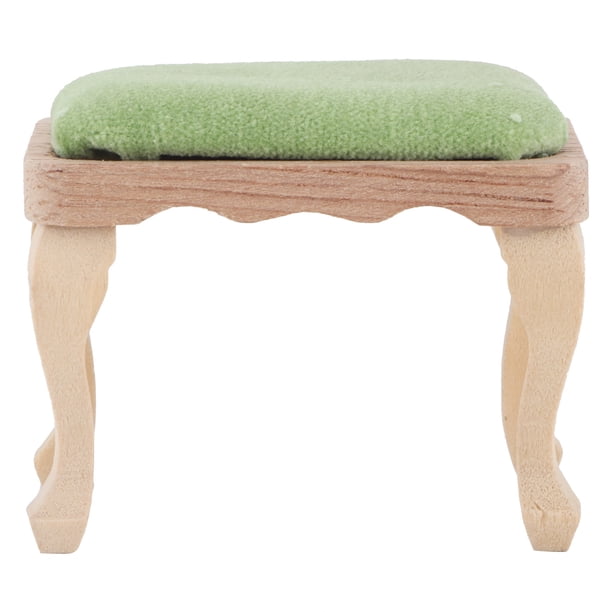 Taburete De Casa De Muñecas De Simulación, Taburete De Casa De Muñecas No Tóxico Duradero Con Simulación De Cojín Para Amantes De Muñecas Para Decoración De Casa De Cergrey 1/12 Furniture Chair