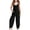 A02-Black, variant on NIEWTR Teen Girls Summer Jumpsuits Spaghetti Strap Loose Solid Romper Kids Casual Sleeveless Overalls with Pockets(A02-White,11-12 Years)