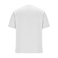 thumbnail image 7 of FRSASU Men's V Neck Cotton T Shirts Regular Big and Tall Short Sleeve Tee Summer Clothing White, 7 of 7