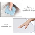 thumbnail image 4 of Fragmented Flowers Canvas Picnic Mat Waterproof Outdoor Blanket with Carrying Strap - Large Size for Family Beach Trips and Camping, Durable and Easy to Clean, 4 of 6