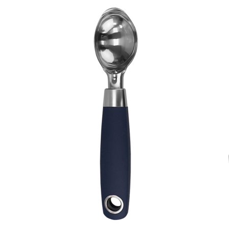 Home Basics Meridian Stainless Steel Ice Cream Scoop  Indigo