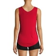 thumbnail image 3 of No Boundaries Juniors Double V-Neck Tank Top, 3 of 6
