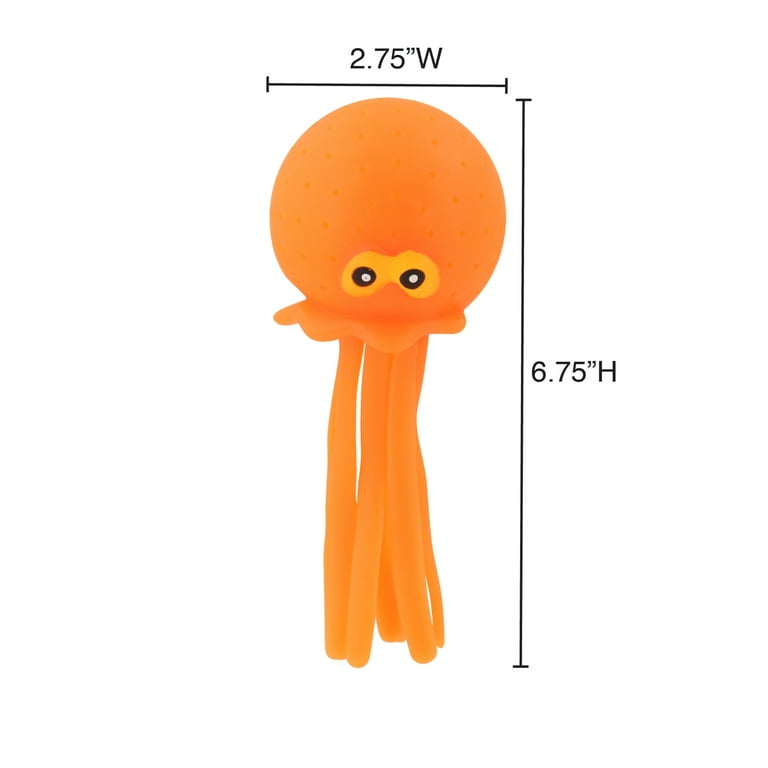 Luniquz Squishy Squids Light-up Green Blue Orange Indoor Luniquz Squishy Squids Light-up Green Blue Orange Indoor