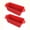 Red, variant on 2Pcs Silicone Grills Drip Pans Replacement Silicone Grease Cup Liners Easy to Use