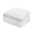 thumbnail image 3 of Chic Home Alder 7-Piece Solid Color Cotton Duvet Set, Queen, Blue, 3 of 5