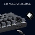 thumbnail image 4 of MOTOSPEED Motospeed GK82 Dual-Mode Mechanical Keyboard: 87-Key Compact Design with Red Switches, USB Connectivity, and Backlit Features for PC/Laptop, Black, 4 of 7