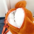 thumbnail image 5 of Cute Fox Plush Backpack 3D Fox Plush Bag Animal Plush Toy Soft Stuffed Shoulder Bag Kawaii Carrier Backpack Soft Animal Shoulder Bags Funny Gifts, 5 of 7