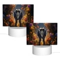 thumbnail image 2 of Fotbe Romantic Flower Astronaut Couple Pattern Acrylic Night Light Gift with 3 Color ModesTouch-Sensitive LED Lamp Perfect Gift for Mother's Day, Birthday, or Christmas, 2 of 9