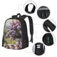 thumbnail image 2 of Balery Lilacs Teapot Scenic Painting Mochila para hombre y mujer - Tela Oxford 600D resistente - Gran capacidad, resistente al agua, ideal para la escuela, viajes y senderismo, 2 of 6