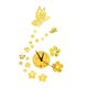 thumbnail image 5 of Reloj de pared acrílico personalizable con pegatinas silenciosas para decoración de pared, moderno. Oro, 5 of 9