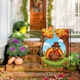 thumbnail image 3 of Happy Thanksgiving Day House Flag Turkey Happy Thanskgiving House Flags - 28x40in Cute Thanksgiving Day Cartoon Versatile Camping Flag - for Garden Home Front Door Porch Patio, 3 of 6