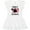 AA-White, variant on Inktastic Valentine's Day Papa's Lovebug Girls Toddler Dress