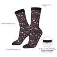 thumbnail image 4 of Rateoe Valentine'S Day for Women Casual Calf Socks - Cute Crew Socks - Thin Soft Above Ankle Socks Size 5-11, 4 of 6
