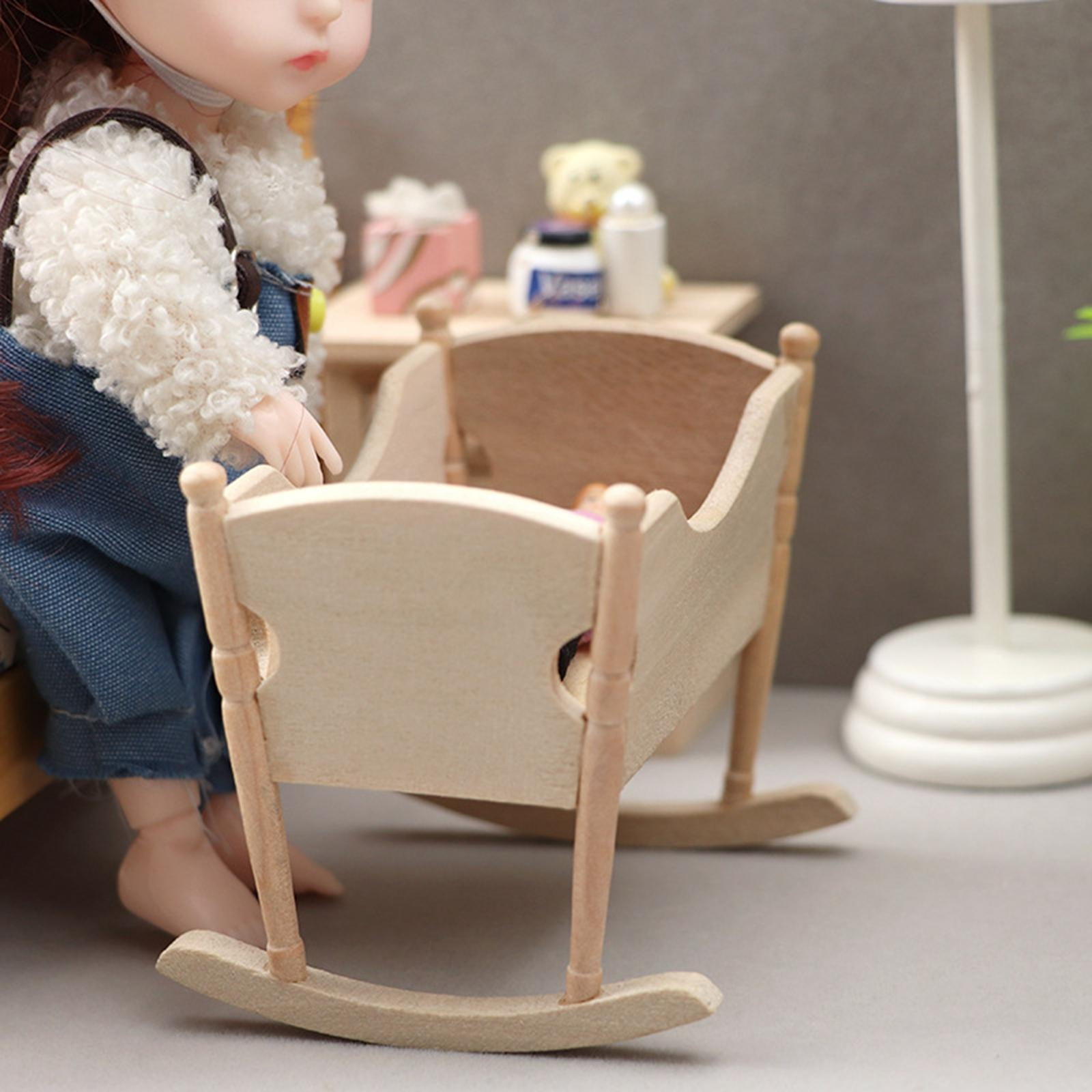 Dollhouse Miniature Amazon Doll Cradle Dollhouse Cradle In