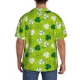 thumbnail image 5 of Haiem St Patrick's Day7 Men's Casual Shirts Short Sleeve Button Down Shirts Fashion Textured Summer Beach Shirt-X-Large, 5 of 7