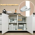 thumbnail image 5 of Uxcell 2 Set Automatic Spring Loaded Push to Open Door Catch Touch Lock, 58mm Silver, 5 of 6