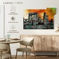 thumbnail image 5 of Elephant Stock Graffiti Stonehenge Wall Art - Horizontal Canvas Wall Art - Living Room Wall Decor - Architecture Canvas - Orange And Gray Decor By Stephen Chambers - 24" x 16", 5 of 8