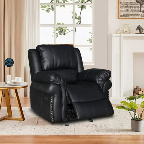 Kingway Dontiavion Faux Leather Living Room Recliner