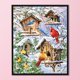 thumbnail image 3 of Juego de bordado completo de loro de nieve de 11 quilates, impresión de punto de cruz, regalo de costura, regalo DIY Likrtyny decoración de arte, 3 of 9
