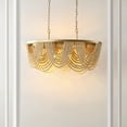 thumbnail image 2 of SAFAVIEH Alluri 4-Light Antique Gold Metal Chandelier, 2 of 12