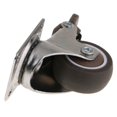 thumbnail image 4 of Paquete de 4 ruedas giratorias de goma TPE de 1,5 pulgadas para trabajo con licencia y cojinete DYNWAVEMX Heavy Duty Caster Wheels, 4 of 8