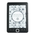 thumbnail image 2 of Book E-Book Reader 6'' Glimmer-Free and Eye-Friendly E-Reader with Protective Case LED Display Light Lightweight Audio Video PDF Reader Black, 2 of 7