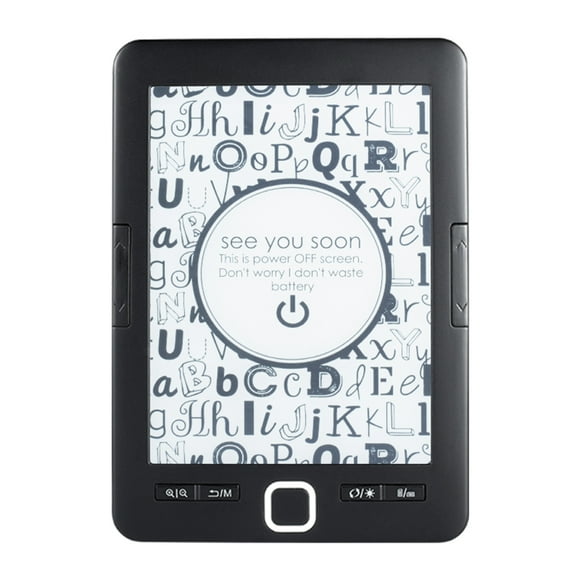 BK6033 6-inch E-Ink E-Reader with 8GB Storage & Protective Case - 1024x758 Resolution, 1500mAh Battery, Eye-Friendly Display for Reading Books, PDFs, Comics - Supports Annotation, Font Adjustment,