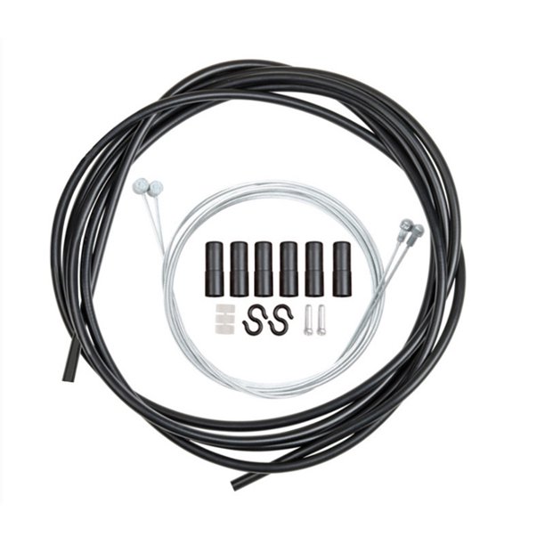 Sonducket Accesorios para Cables de freno de cambio de bicicleta, accesorios para ciclismo, Cable de línea de Control, Cable de carcasa para Ciclismo Cables de freno negros