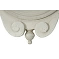 thumbnail image 6 of Decmode 33.5” x 44” Large Antique Light Gray Wood Round Wall Clock w/ Arched Frame & Finials, 6 of 8