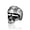 7, variant on Vintage Ride Life Helmet Skull Ring Stainless Steel Men's Biker Rider Punk Ring-11