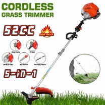 Seipouy 2025 New 5 in 1 2-Stroke Gas String Trimmer with Hedge Trimmer,Brush Cutter Powered, 52cc Gas Powered Weed Eater for Weeds and Grass, Weed Eater, Hedge Trimmer, Edger, Brush Cutter