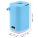 thumbnail image 3 of Bomba Diminuta 1200mAh Tiny Pump Inflation Deflation Dual Use 60LM Camping Light (Azul), 3 of 5