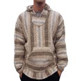 thumbnail image 1 of Hombres Raya Casual Sudadera con capucha Manga larga Bolsillo grande Blusa Abrigos Pompotops  oipoqjl16767, 1 of 5