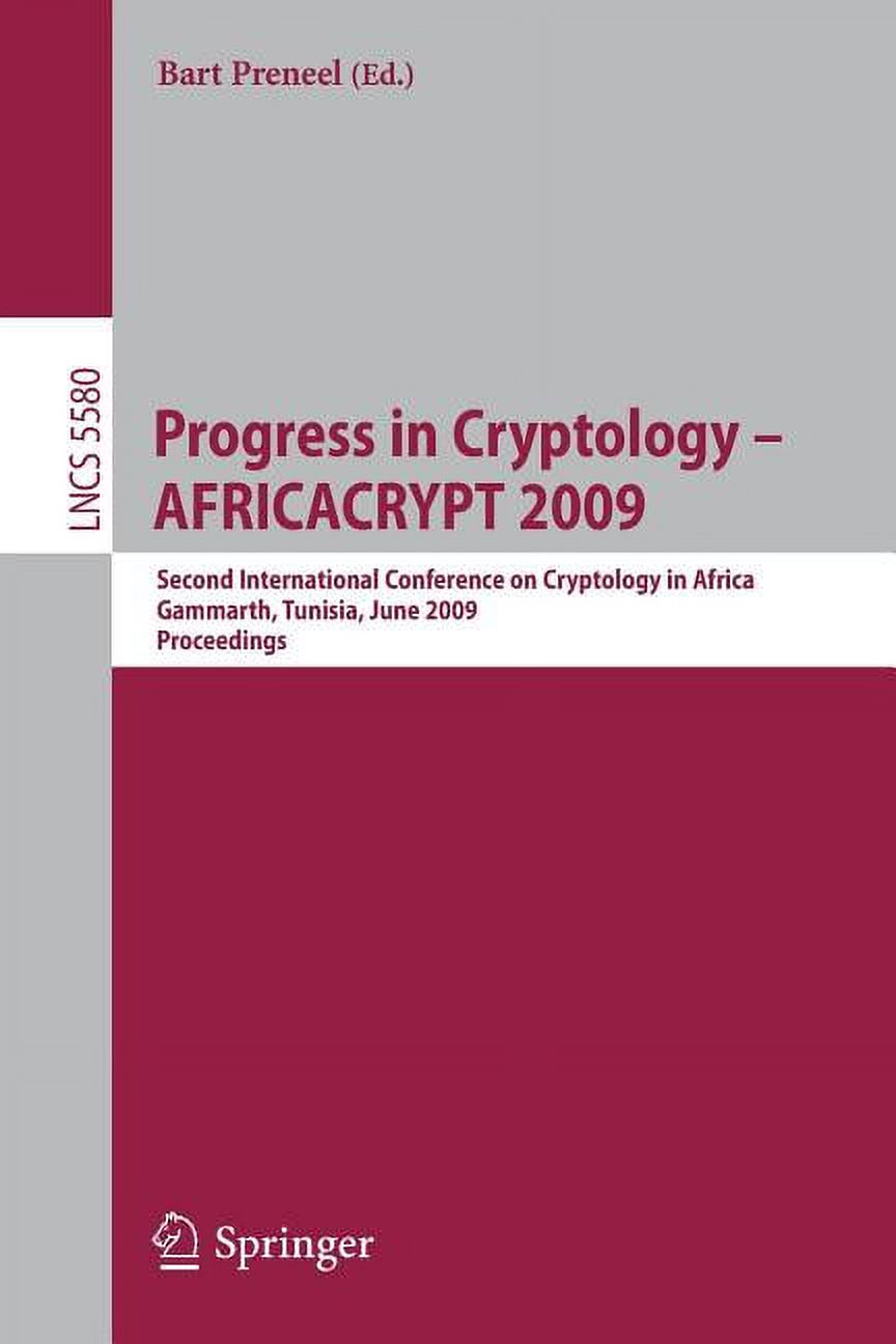 Progress in Cryptology--AFRICACRYPT 2009, (Paperback)