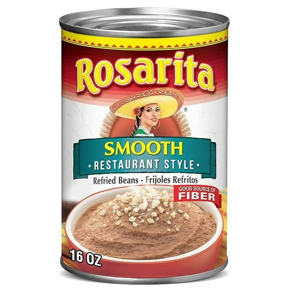 Rosarita Restaurant Style Refried Beans, 16 oz