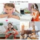 thumbnail image 5 of Auriculares Bluetooth para niños, Auriculares Plegables para niñas, Auriculares con Cable con Orejas de Gato con luz LED y micrófono para la Escuela/Tableta/teléfono móvil/PC, 5 of 5