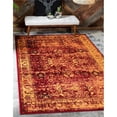 thumbnail image 1 of Unique Loom 3134665 5 x 8 ft. Imperial Bosphorus Rectangular Rug, Burgundy, 1 of 4