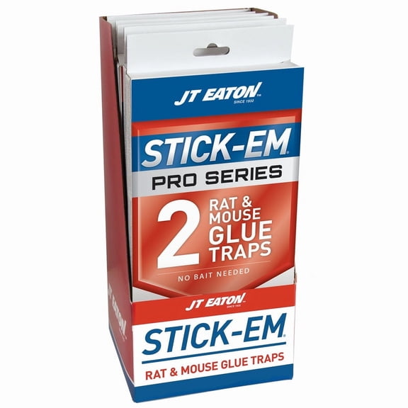 J T Eaton Rat&Mouse Glue Trap 2PK