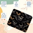 thumbnail image 3 of Bat Printed Square Mouse Pad, 8.3x9.8 Inch Non-Slip Rubber Bottom Gaming Mouse Pad for Office Use, 3 of 6