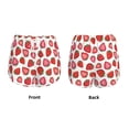 thumbnail image 3 of Pofeuu Hand Drawn Strawberry Print Women's Athletic Shorts Running Workout Shorts Tummy Control Quick Dry Gym Shorts with Pockets Double layer sports shorts-XX-Large, 3 of 7