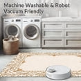 thumbnail image 5 of ODIKA 3'x5' Machine Washable Non-Slip Area Rug, Artisan Latticework with Baroque Leaf Filigree and Whispered Edges High Traffic Rug, Beige, 461194, 5 of 5