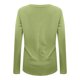 thumbnail image 5 of Blusa holgada de manga larga con cuello en V y botones de color liso informal para mujer Pompotops  gfhjh5791, 5 of 5