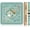 Tropical Bloom, variant on Midnight Bloom Mahjong Mat 31.5"x31.5" with Storage Pockets – Non-Slip Table Cover, Perfect Mahjong Accessory & Gift for Women, Men & Enthusiasts